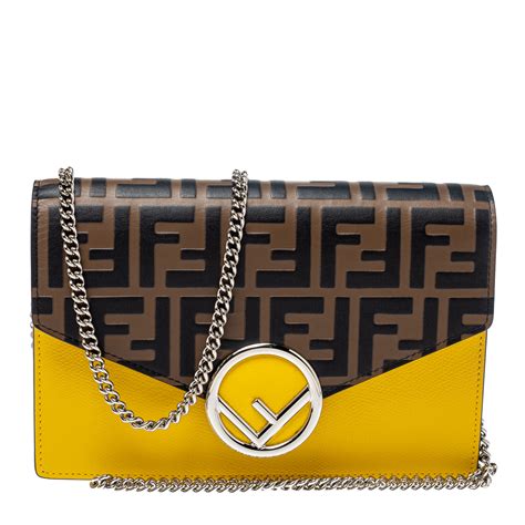 fendi mini wallet on chain|fendi wallet yupoo.